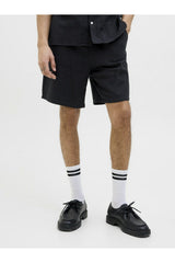 JACK&JONES JPSTJAIDEN PATRAS JOGGER SHORT REG 12274758 - Siyah