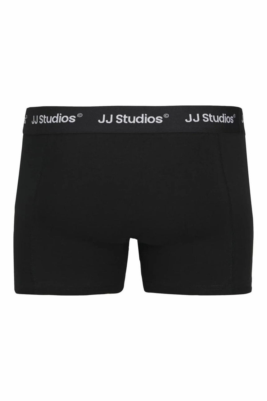JACK&JONES JACSOHO SOLID TRUNKS 3 PACK NOOS 12280164 - Siyah