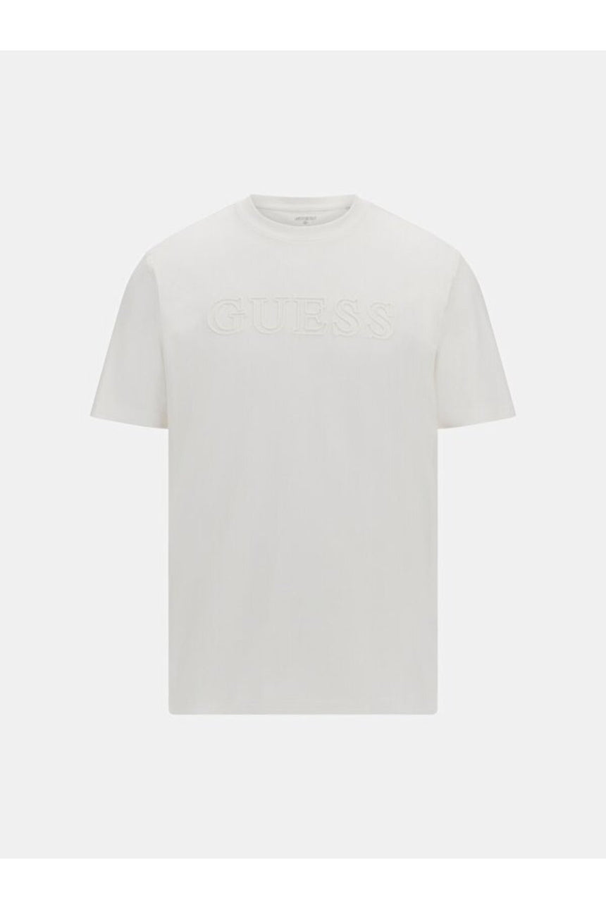 GUESS ERKEK SS ALPHY T-SHIRT Z2YI11J1314 - Krem