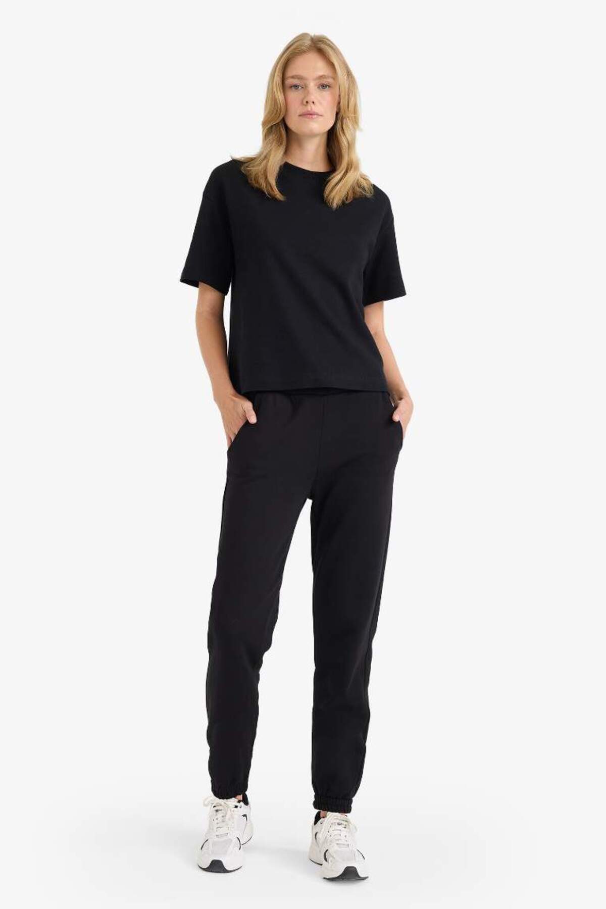 Defacto Kadın Trousers V2700AZ - Siyah