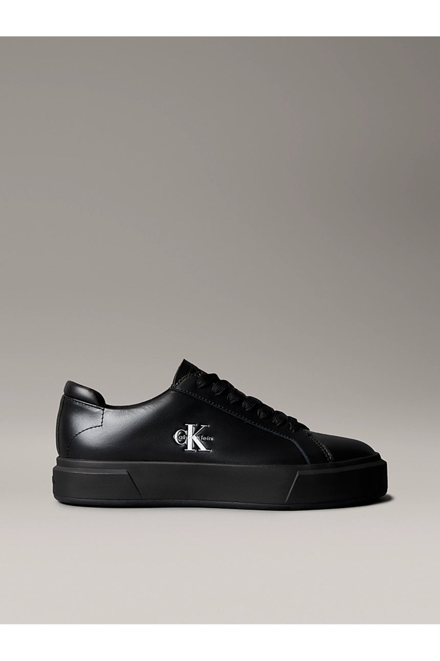 Calvin Klein Kadın BASKET CUPS LACEUP LTH ML YW0YW01945 - Siyah