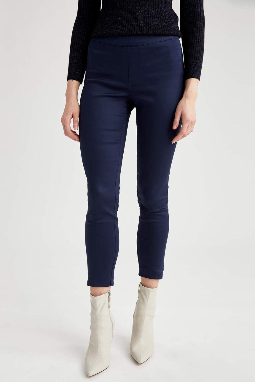 Defacto Kadın Trousers J8743AZ - Koyu Lacivert
