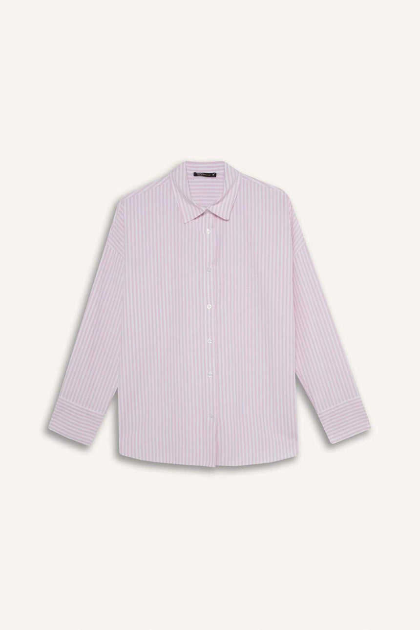 Defacto Kadın Long Sleeve Shirt D4512Ax - Pembe