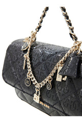 GUESS KADIN LIBBY FLAP CROSSBODY HWGG9912200 - Mavi