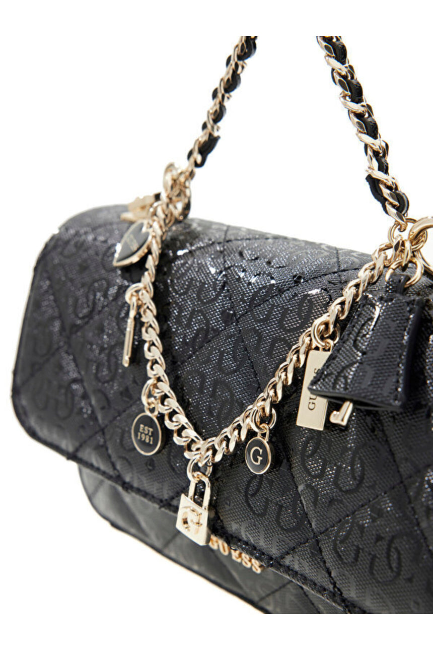 GUESS KADIN LIBBY FLAP CROSSBODY HWGG9912200 - Mavi