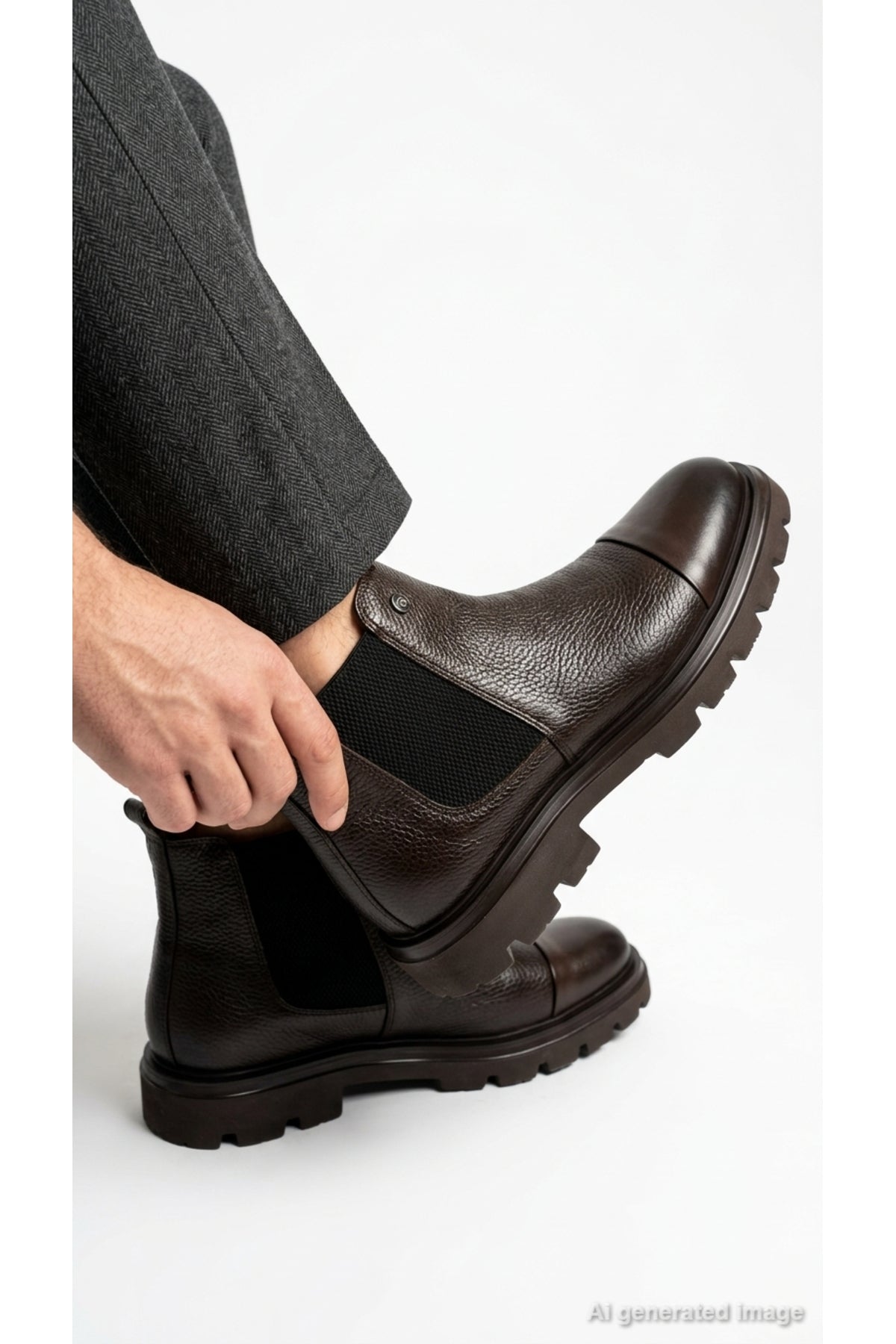 Pierre Cardin Erkek Bot 70-208 - Kahverengi
