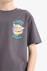 Defacto Çocuk Short Sleeve T-Shirt D9572A8 - Antrasit