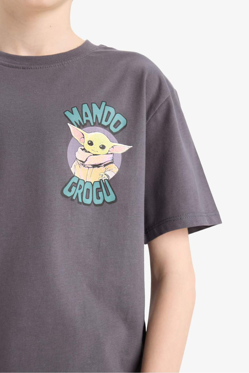 Defacto Çocuk Short Sleeve T-Shirt D9572A8 - Antrasit