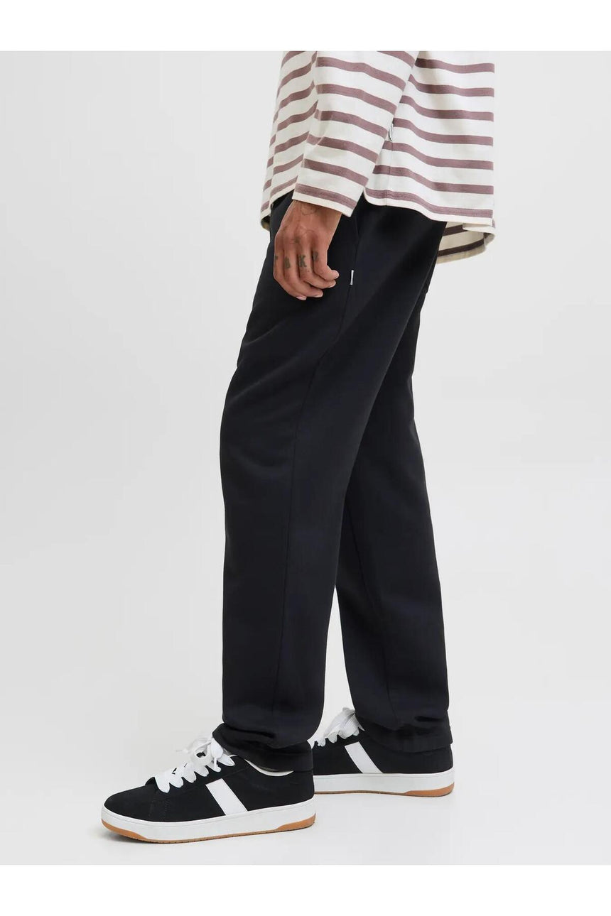 JACK&JONES JPSTKANE BRADLEY UNCUFFED SWT PANTS NOOS 12279134 - Siyah