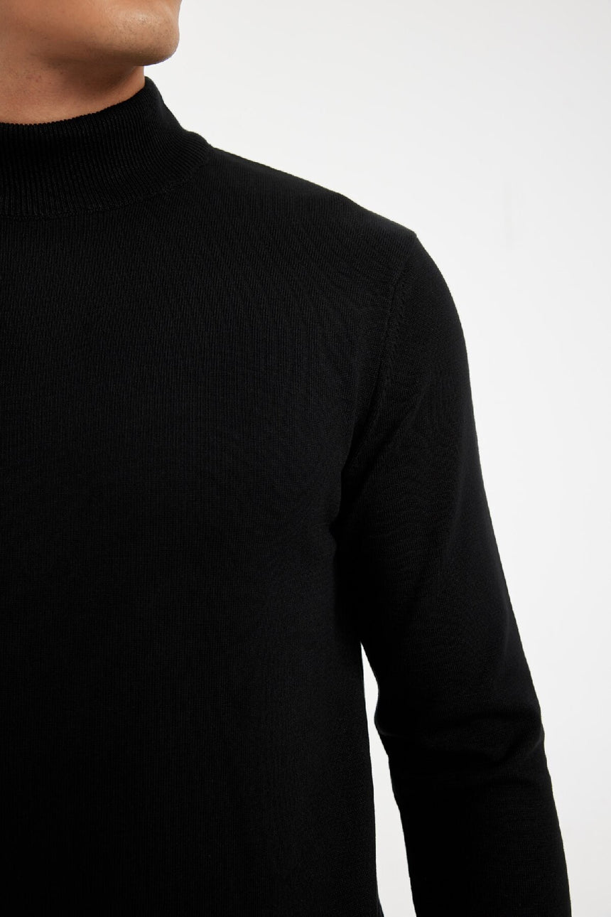 Defacto Erkek Pullover A5282Ax - Siyah