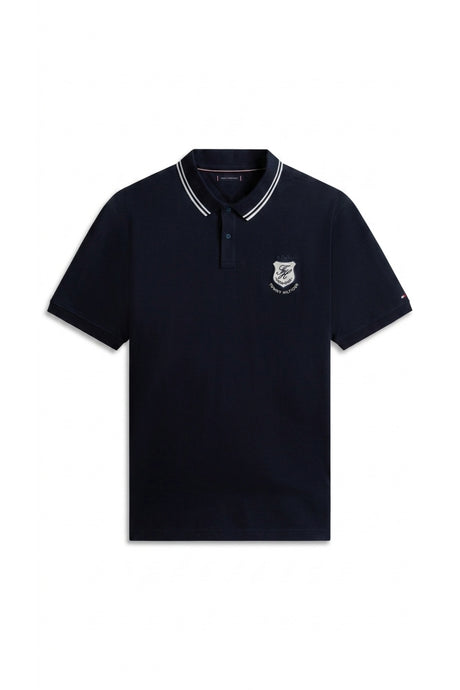 Tommy Hilfiger Erkek BT-PIQUE BADGE REG POLO-B MW0MW44090 - Koyu Lacivert