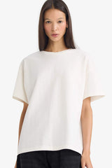 DeFacto Kadın Kısa Kollu T-Shirt E4935AX - Kırık Beyaz