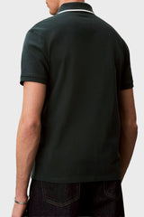 Calvin Klein Erkek SS TIPPED ZIP PIQUE POLO LV04LF214G - Yeşil