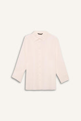 Defacto Kadın Long Sleeve Shirt C3819Ax - Kırık Beyaz
