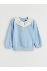 LC Waikiki Çocuk Sweatshirt W5JO08F1 - Pastel Mavi