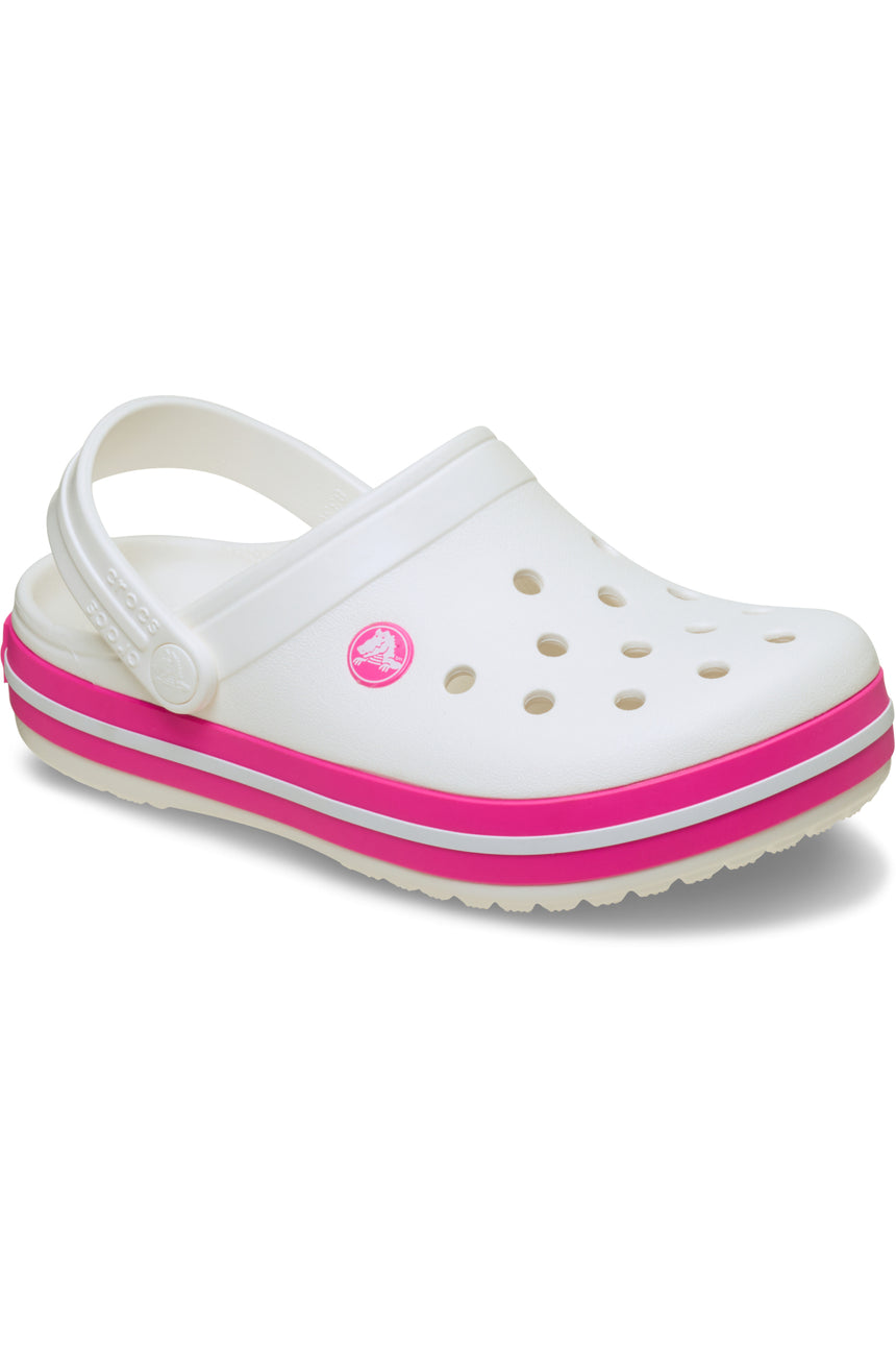 Crocs Kids Crocband Clog T 207005 Unisex Terlik - Beyaz / Pembe