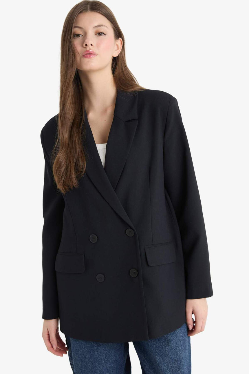 Defacto Kadın Blazer C2575Ax - Siyah