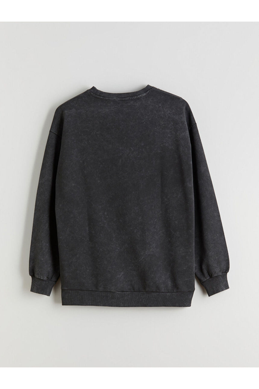 LCW KADIN W5L233H8 SWT,ASEDO-SWEATSHIRT - Gri