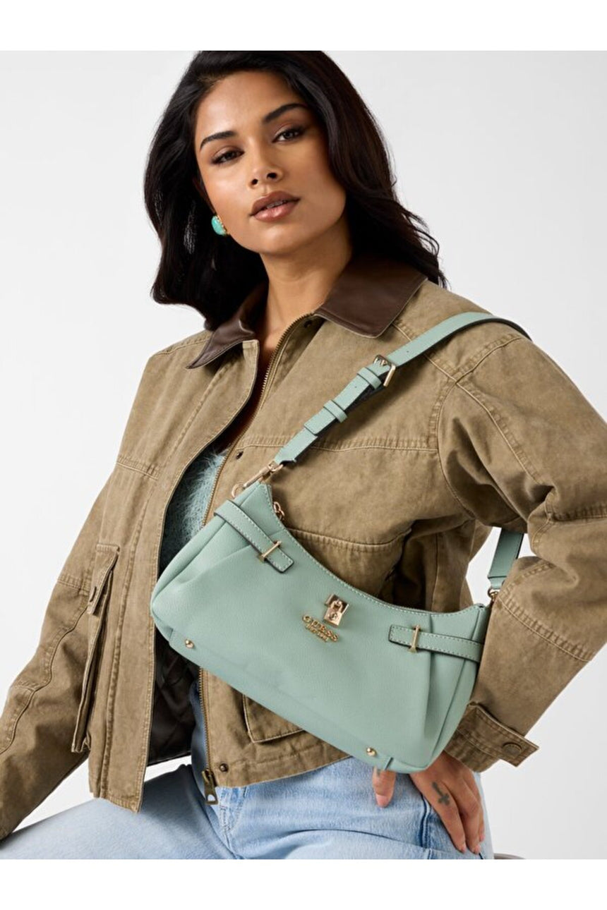 GUESS KADIN YESBA SHOULDER BAG HWBG7833180 - Altın Sarısı