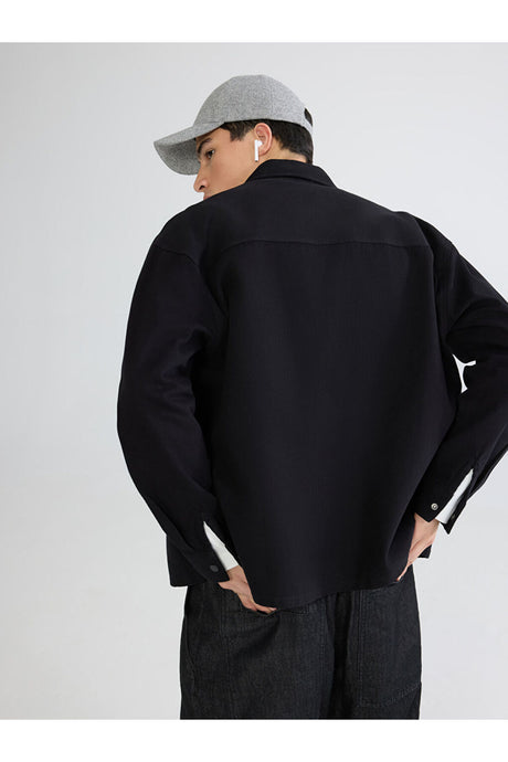 LCW ERKEK S6JI37D8 CKT,X-EGESHIRT-UP - Siyah