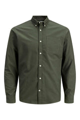 Jack & Jones Oxford Erkek Gömlek 12182486 - Koyu Orman Yeşili