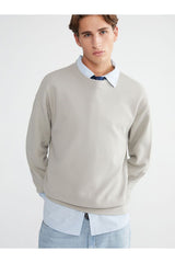 LC Waikiki Erkek Sweatshirt W5MR36E8 - Gri