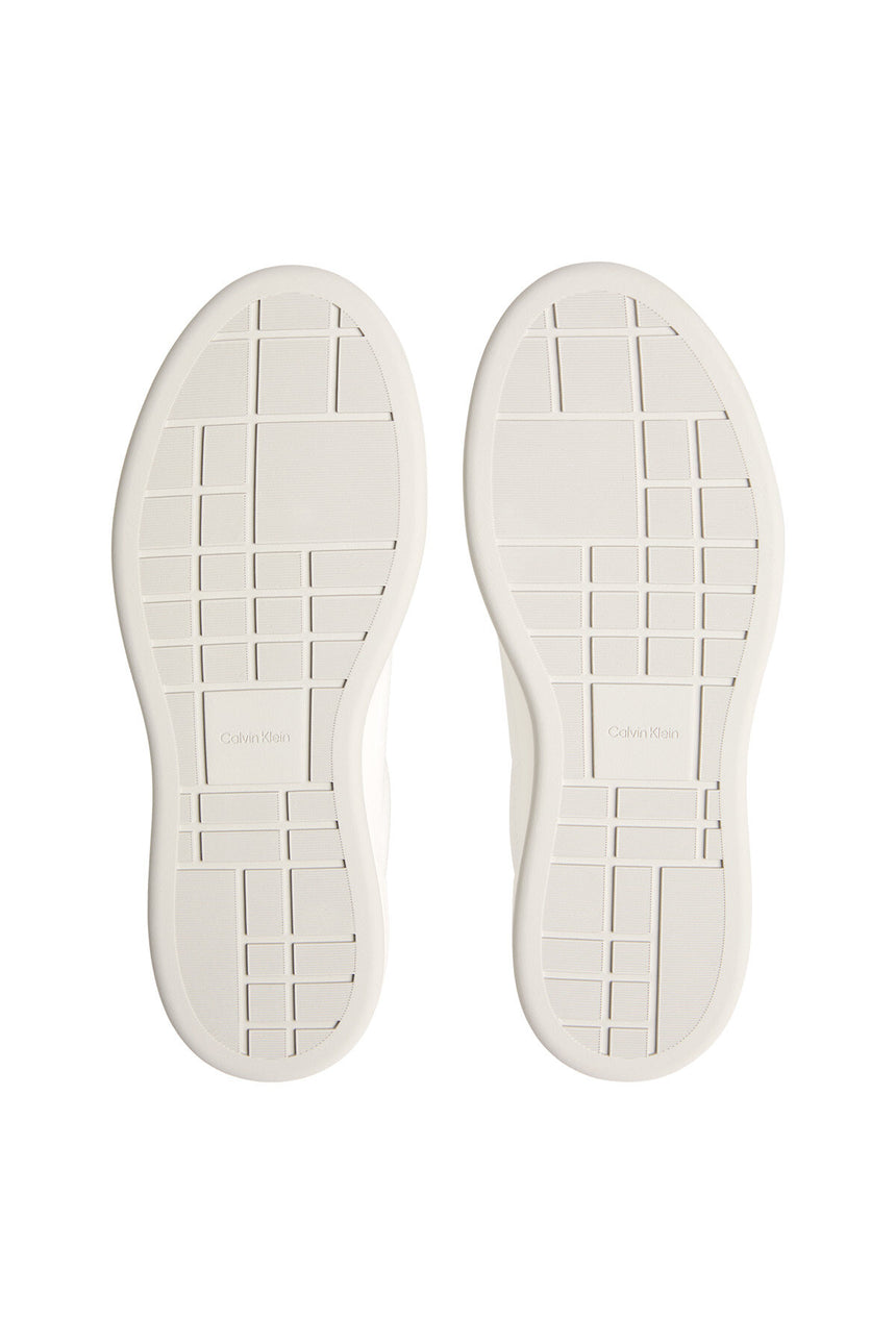 Calvin Klein Kadın BASKET CUPSOLE LACEUP LTH MIX YW0YW02023 - Beyaz