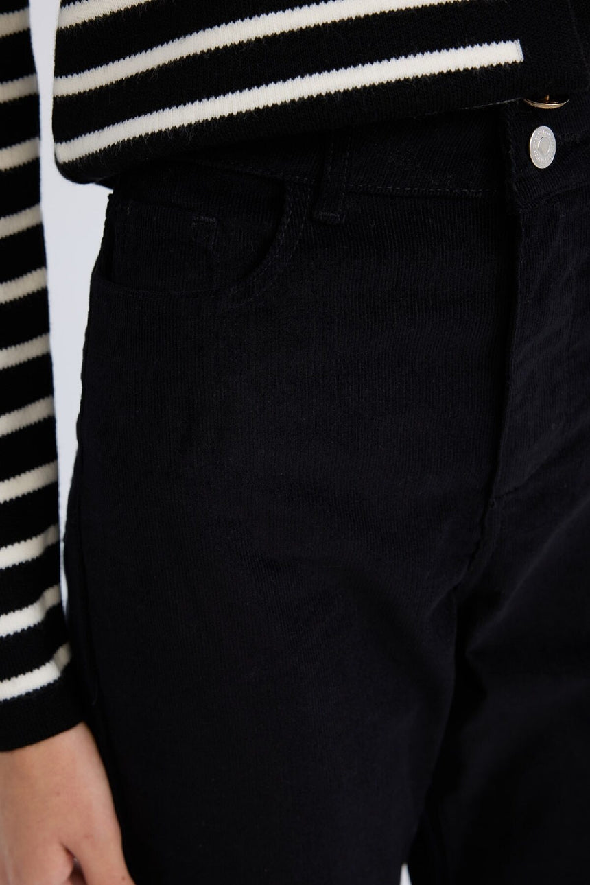 DeFacto Kadın Oversize Pantolon S0612AZ - Siyah