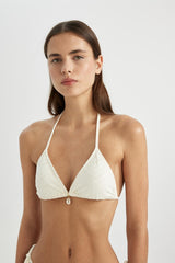 Defacto Kadın Bikini Top B6894Ax - Ekru