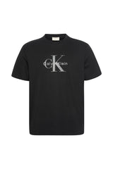 Calvin Klein Erkek SS Hero Monologo Tee 20s LV04RB862G - Siyah