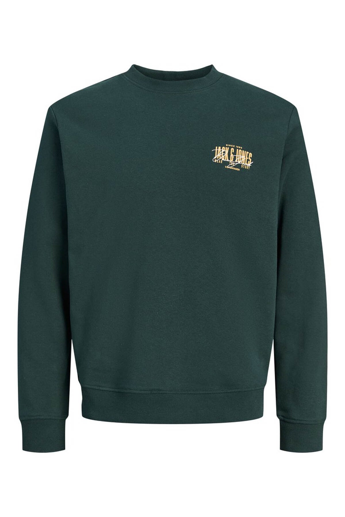 Jack & Jones Aero Erkek Sweatshirt 12298492 - Yeşil