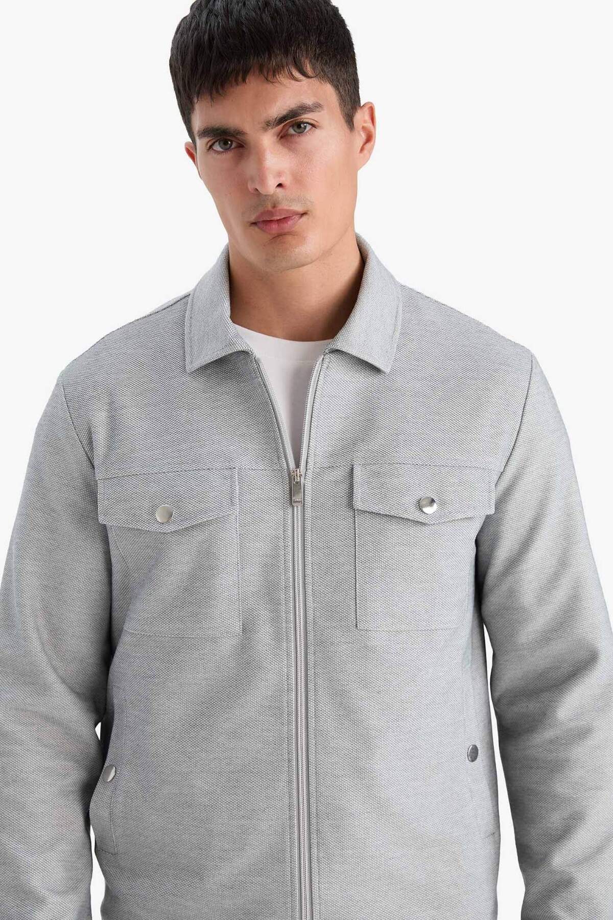 Defacto Erkek Mont D7533AX - Gri