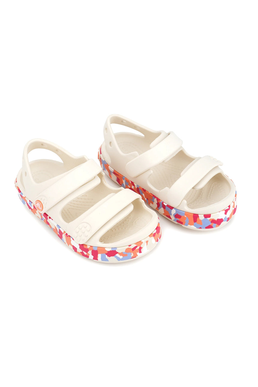Crocs Crbndcruiserglwconfettibandsdk 212527 Unisex Terlik - Kırık Beyaz Açık Pembe