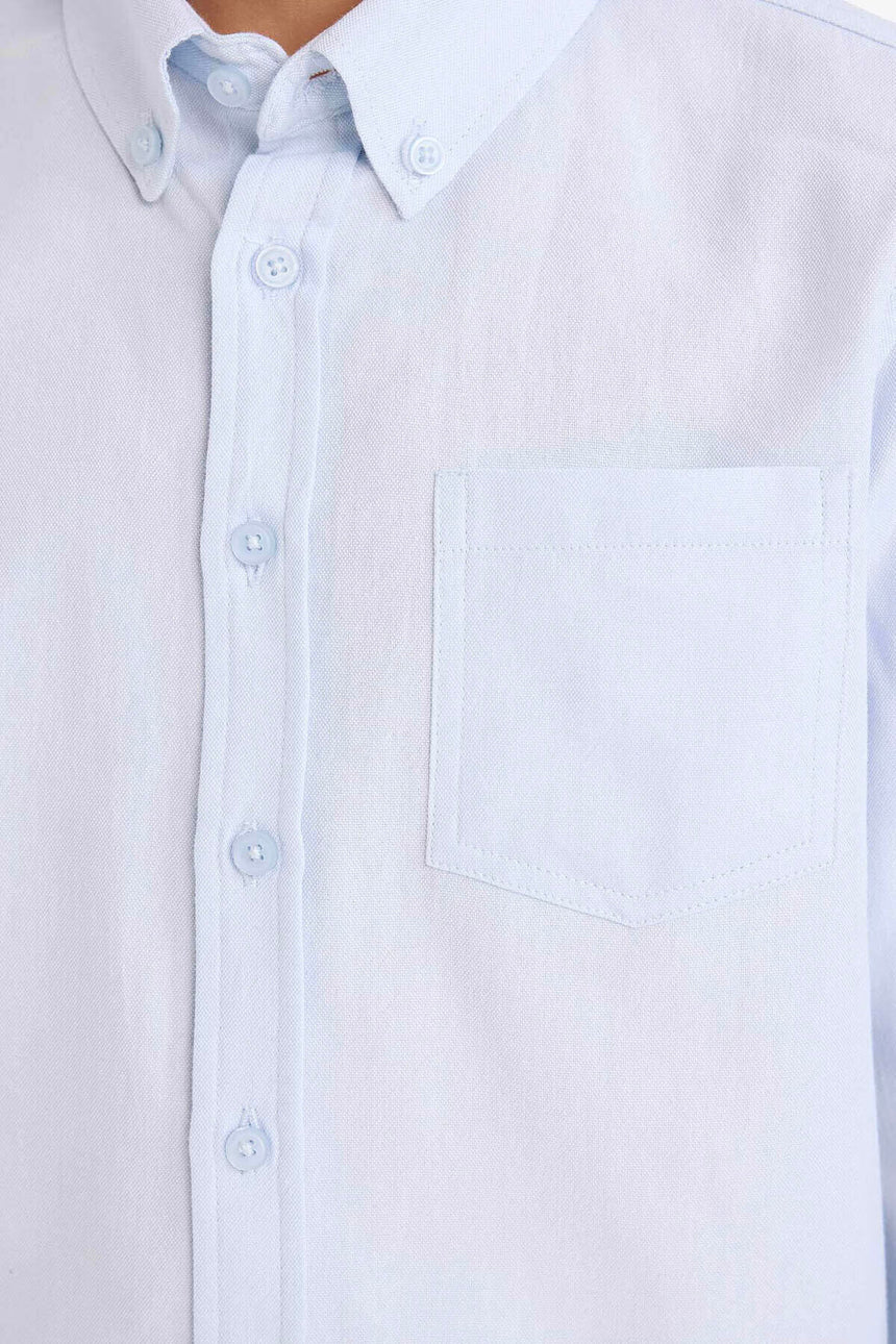 Defacto Çocuk Woven Top W3215A6 - Açık Mavi