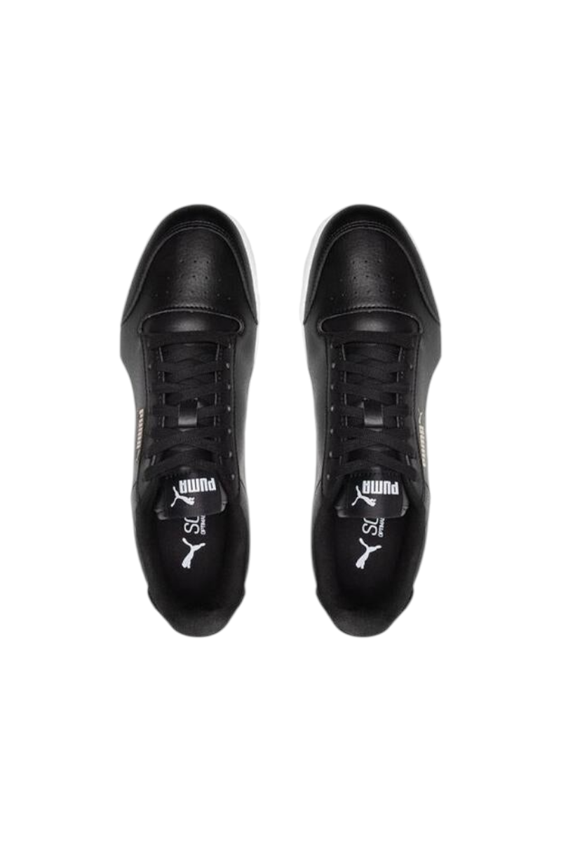 Sporline Puma Shuffle unisex siyah günlük spor ayakkabı, üstten görünüm