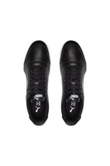 Sporline Puma Shuffle unisex siyah günlük spor ayakkabı, üstten görünüm