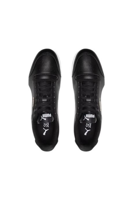 Sporline Puma Shuffle unisex siyah günlük spor ayakkabı, üstten görünüm