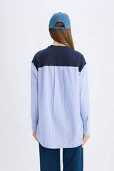 Defacto Kadın Long Sleeve Tunic C4556Ax - Koyu Lacivert