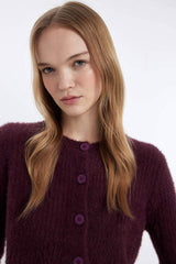 Defacto Kadın Cardigan Z9318Az - Bordo