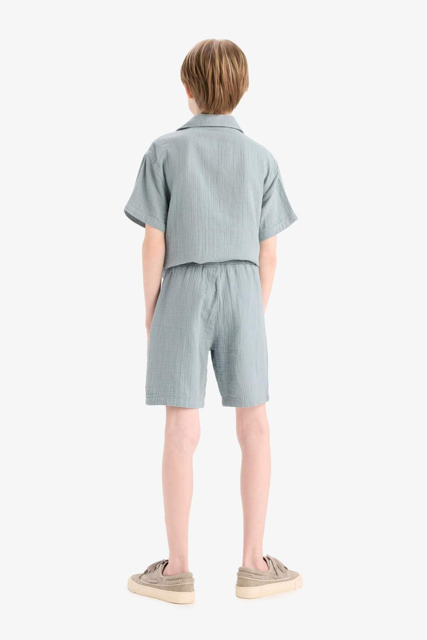 Defacto Çocuk Woven Bottom Z5370A6 - Açık Mavi