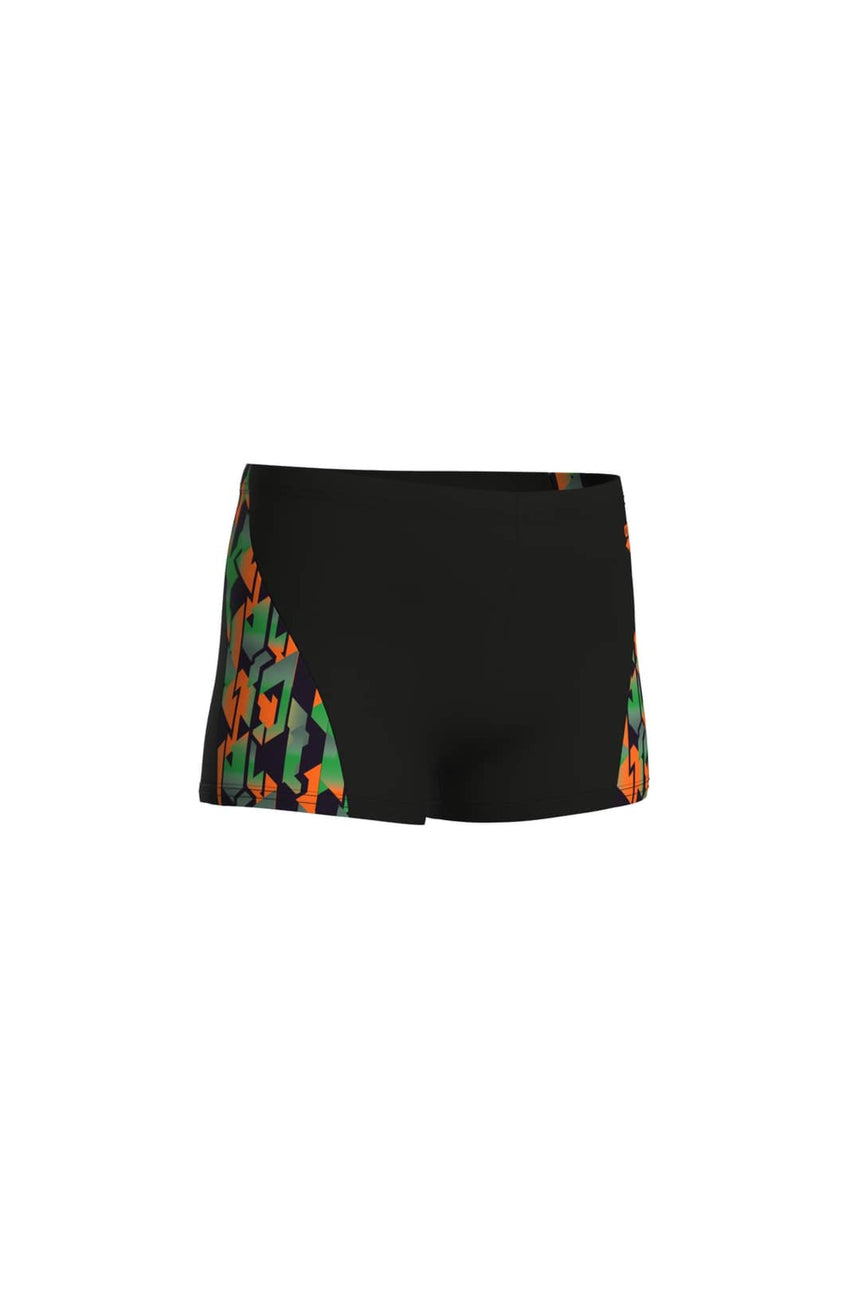ARENA B ARENA PRINT SWIM SHORT 010755530 - Siyah/ Turuncu