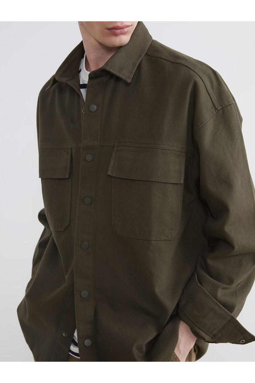 LCW ERKEK S6JI37E8 CKT,X-EGESHIRT-UP - Koyu Yeşil