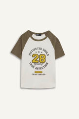 DeFacto E0678AX Kadın T-Shirt - Koyu Yeşil