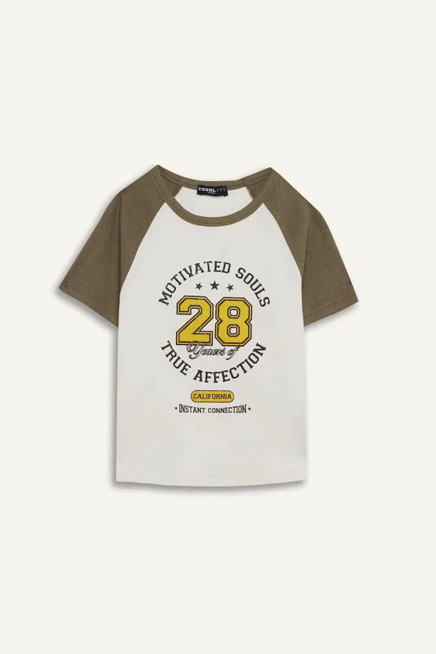 DeFacto E0678AX Kadın T-Shirt - Koyu Yeşil