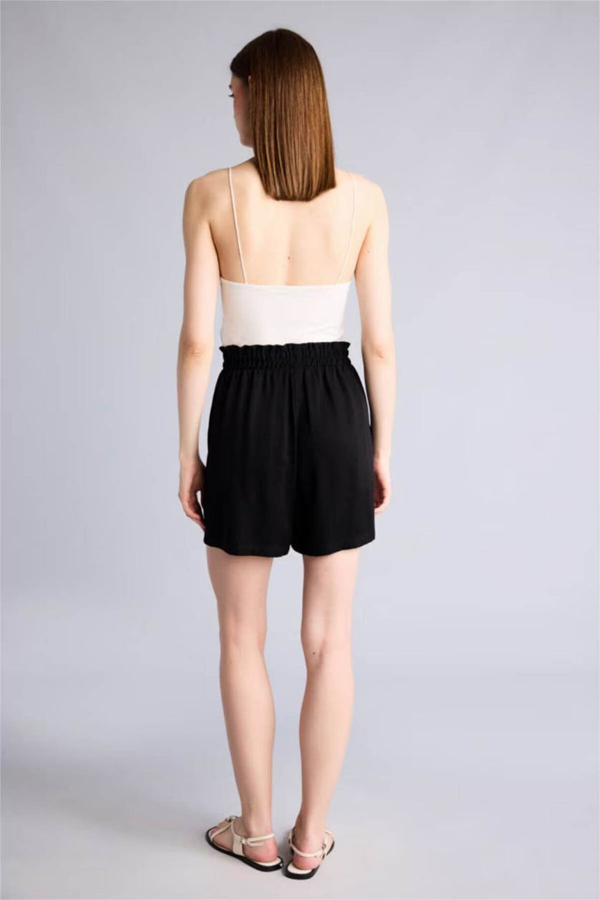 Defacto Kadın Short T0883Az - Siyah