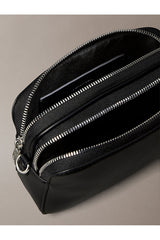 Calvin Klein Kadın WEBBING DOUBLE STRAP CAMERA BAG LV04F3165G - Siyah