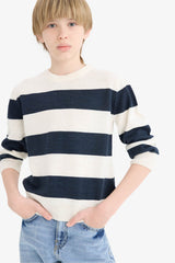 Defacto Çocuk Pullover C1710A8 - Ekru