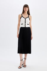 Defacto Kadın Woven Skirt B9014Ax - Siyah