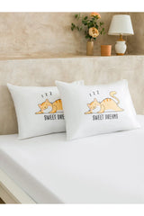 LC Waikiki Home 2'li Kedi Baskılı Yastık Kılıfı S6H087B8 - Karışık