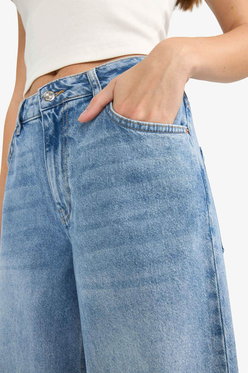 Defacto Kadın Trousers G2208AX - Açık Mavi